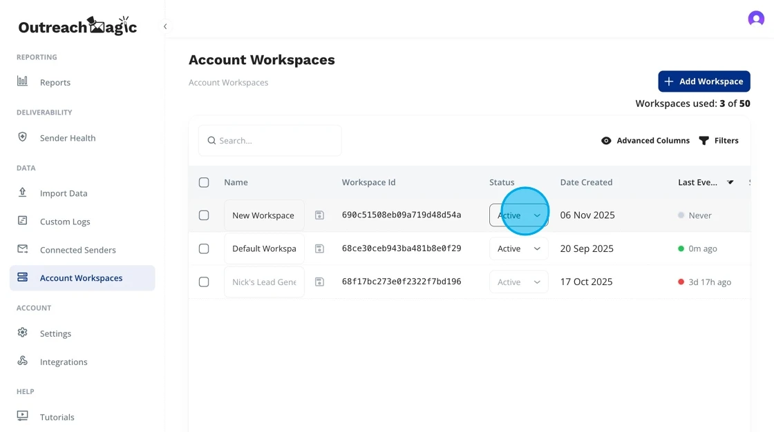 Active toggle switch